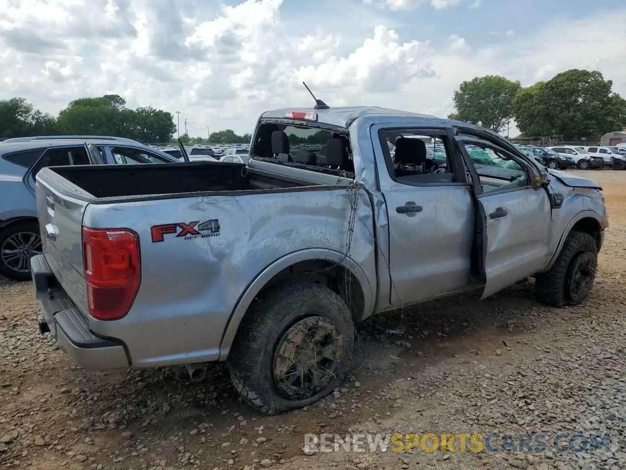 3 fotografías del automóvil dañado 1FTER4FH2MLD40125 FORD RANGER 2021