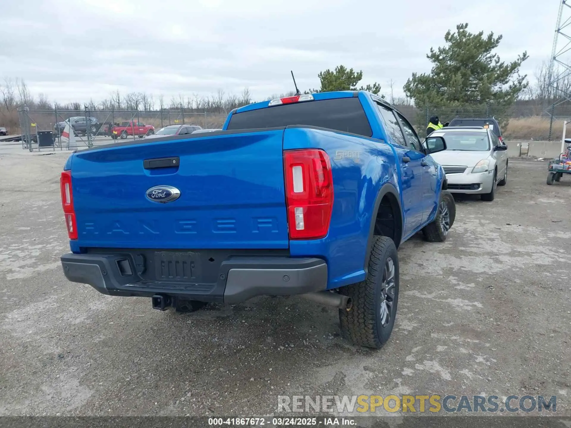 4 fotografías del automóvil dañado 1FTER4FH3MLD29554 FORD RANGER 2021