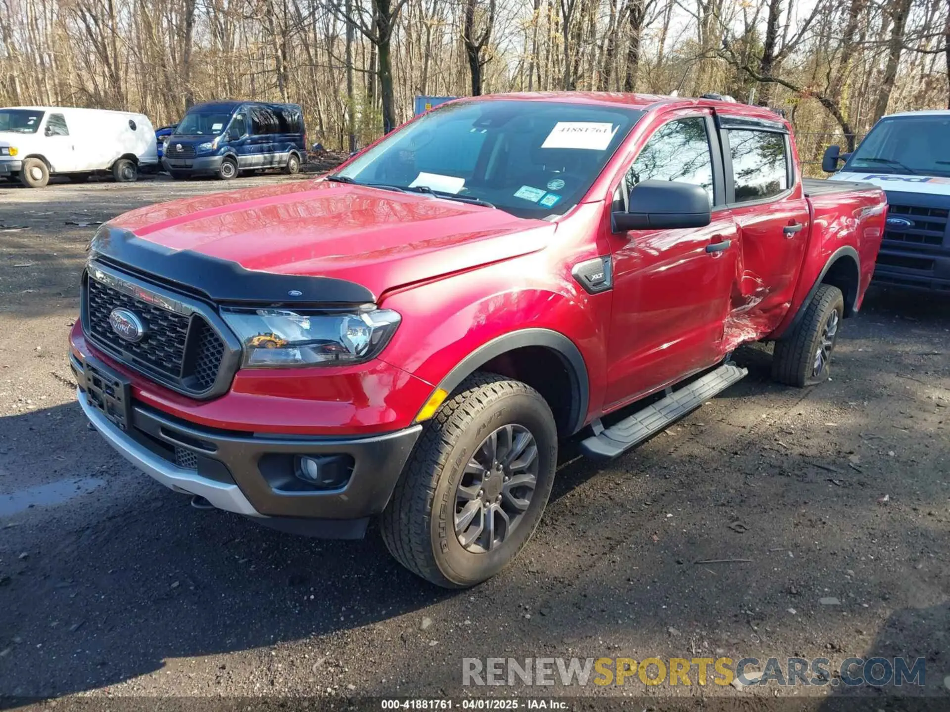2 fotografías del automóvil dañado 1FTER4FH3MLD54177 FORD RANGER 2021