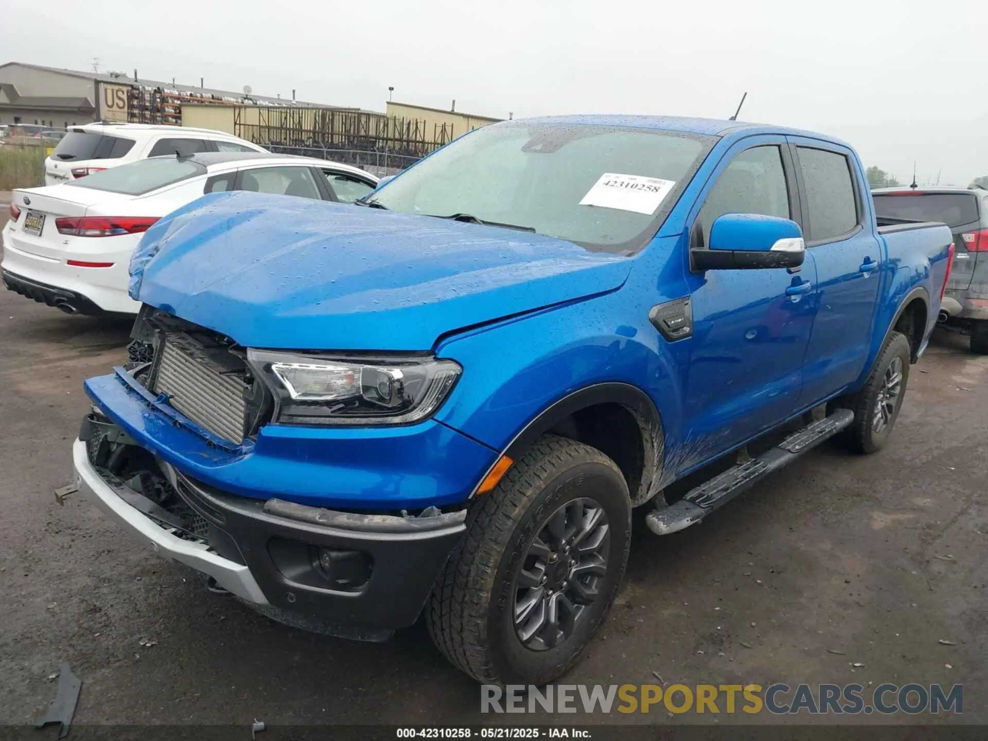 2 fotografías del automóvil dañado 1FTER4FH4MLE05749 FORD RANGER 2021
