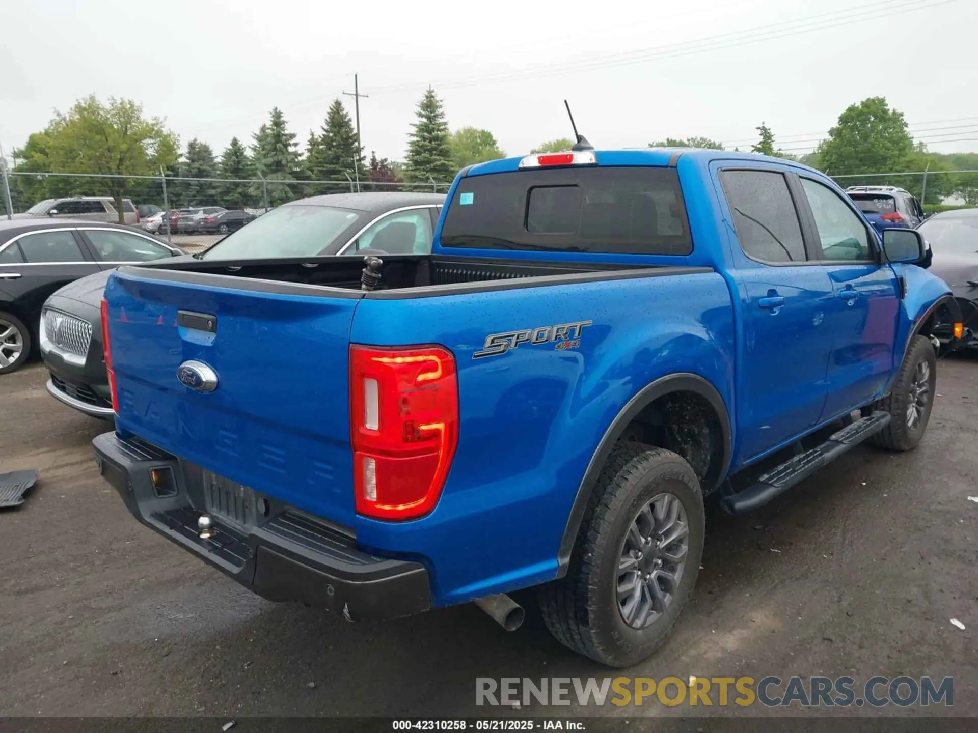 4 fotografías del automóvil dañado 1FTER4FH4MLE05749 FORD RANGER 2021