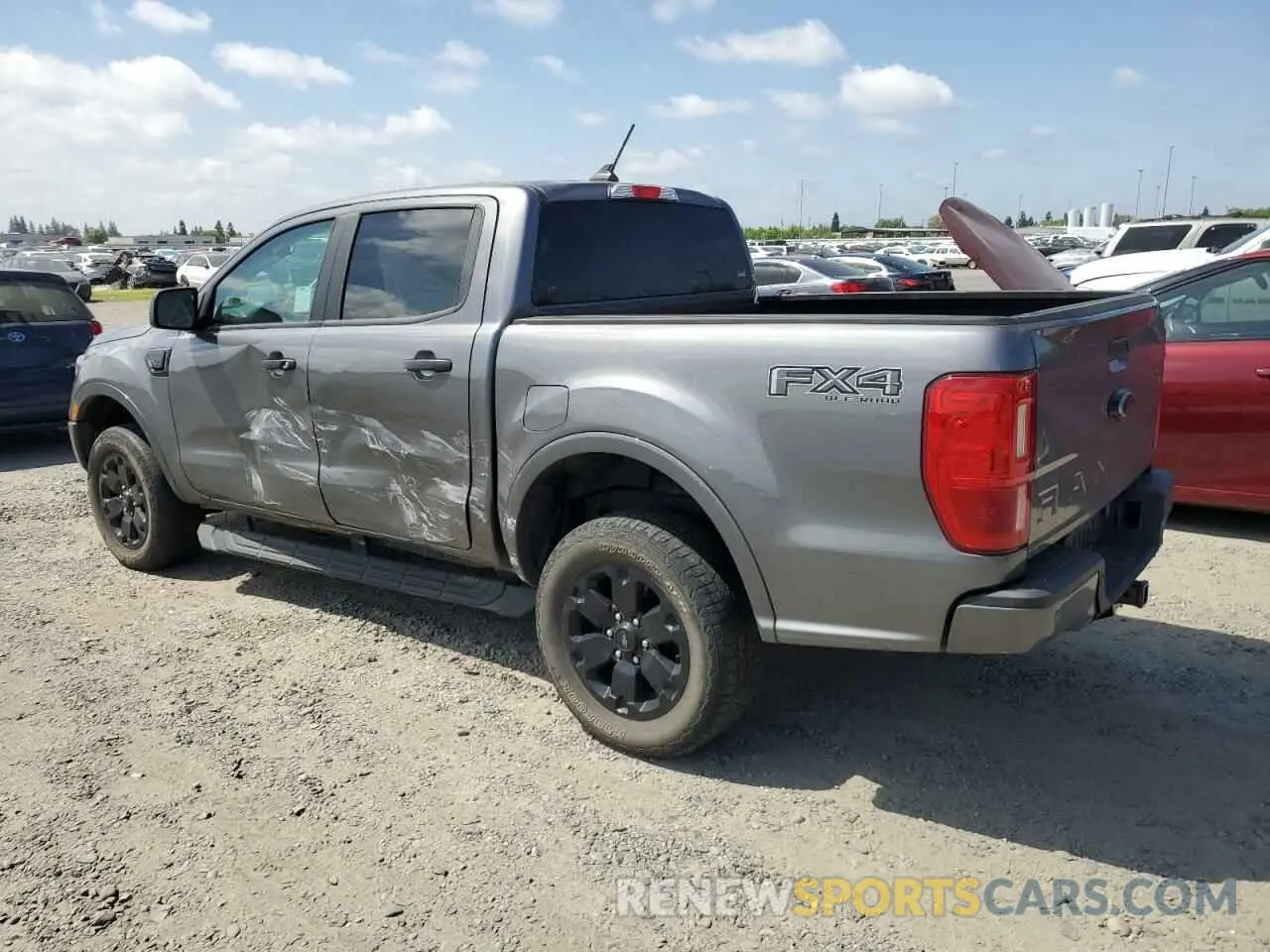 2 fotografías del automóvil dañado 1FTER4FH5MLD05921 FORD RANGER 2021
