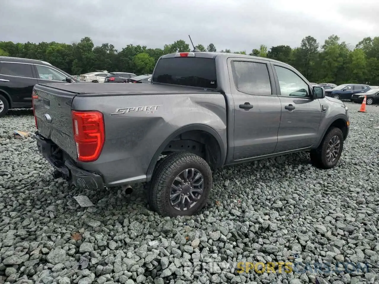 3 fotografías del automóvil dañado 1FTER4FH5MLD46243 FORD RANGER 2021