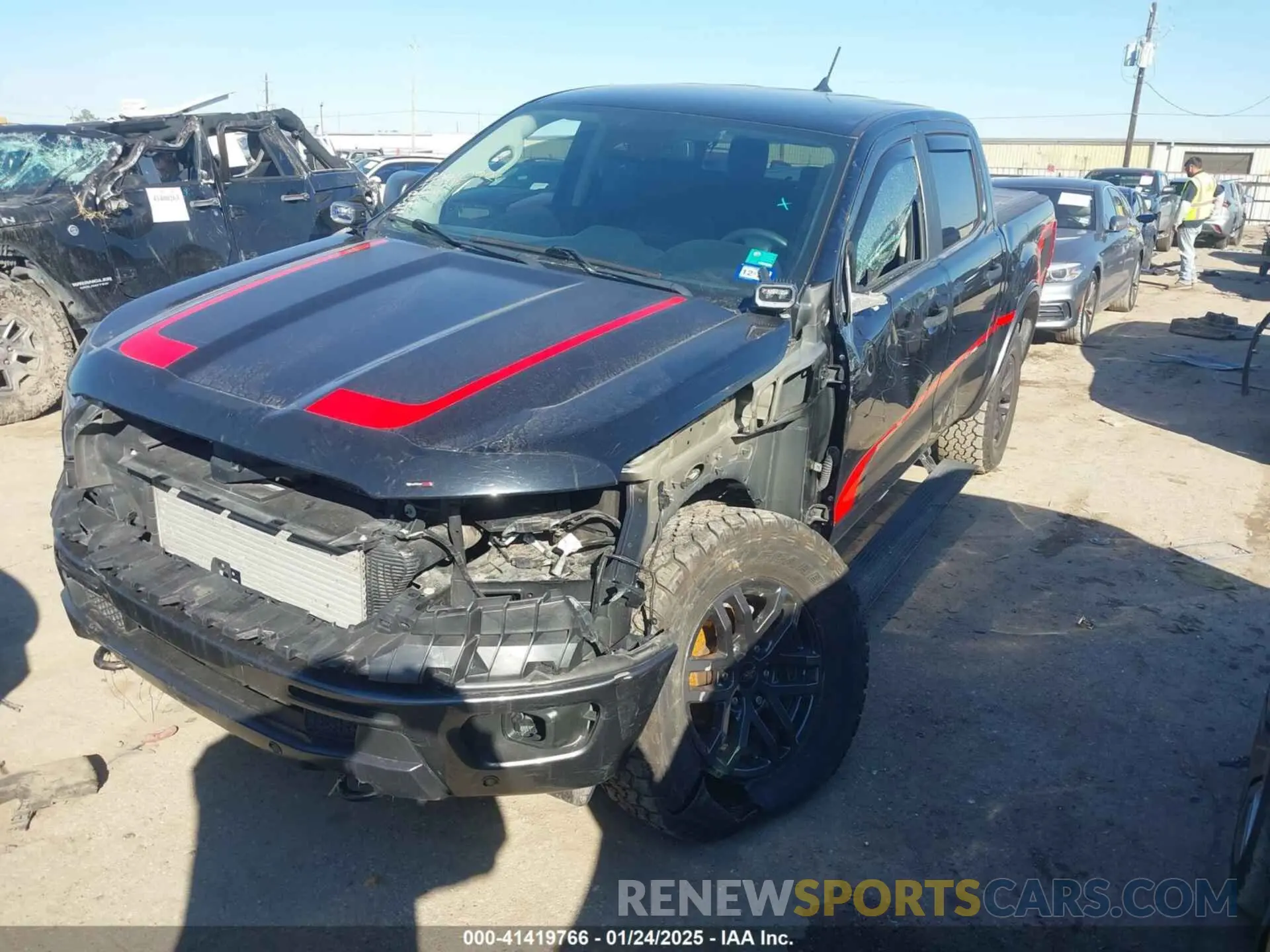 2 fotografías del automóvil dañado 1FTER4FH5MLD90713 FORD RANGER 2021