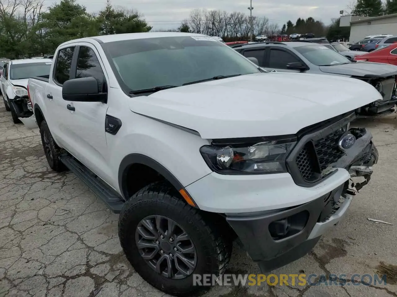 4 fotografías del automóvil dañado 1FTER4FH6MLD22114 FORD RANGER 2021