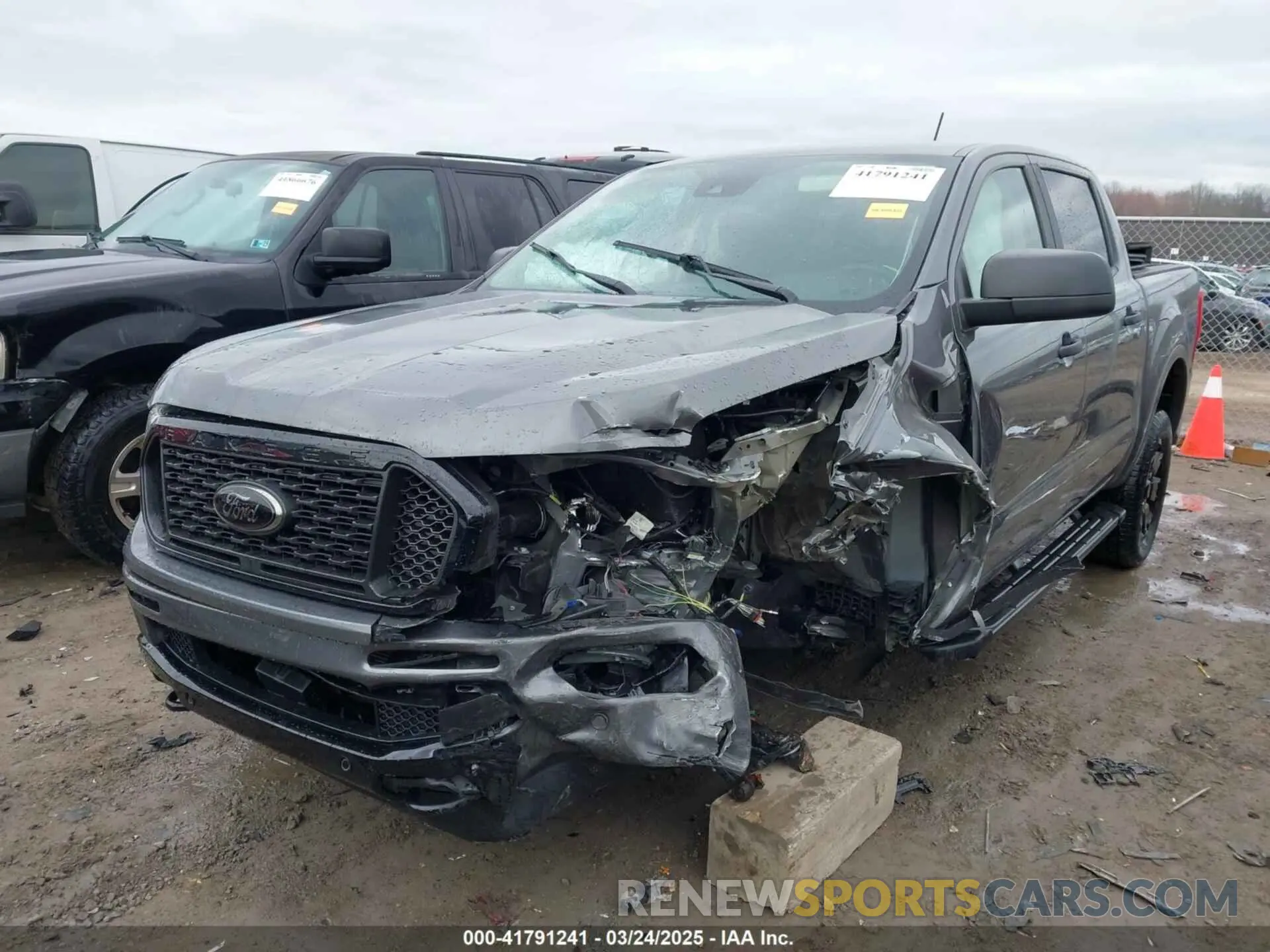 2 fotografías del automóvil dañado 1FTER4FH6MLD77789 FORD RANGER 2021