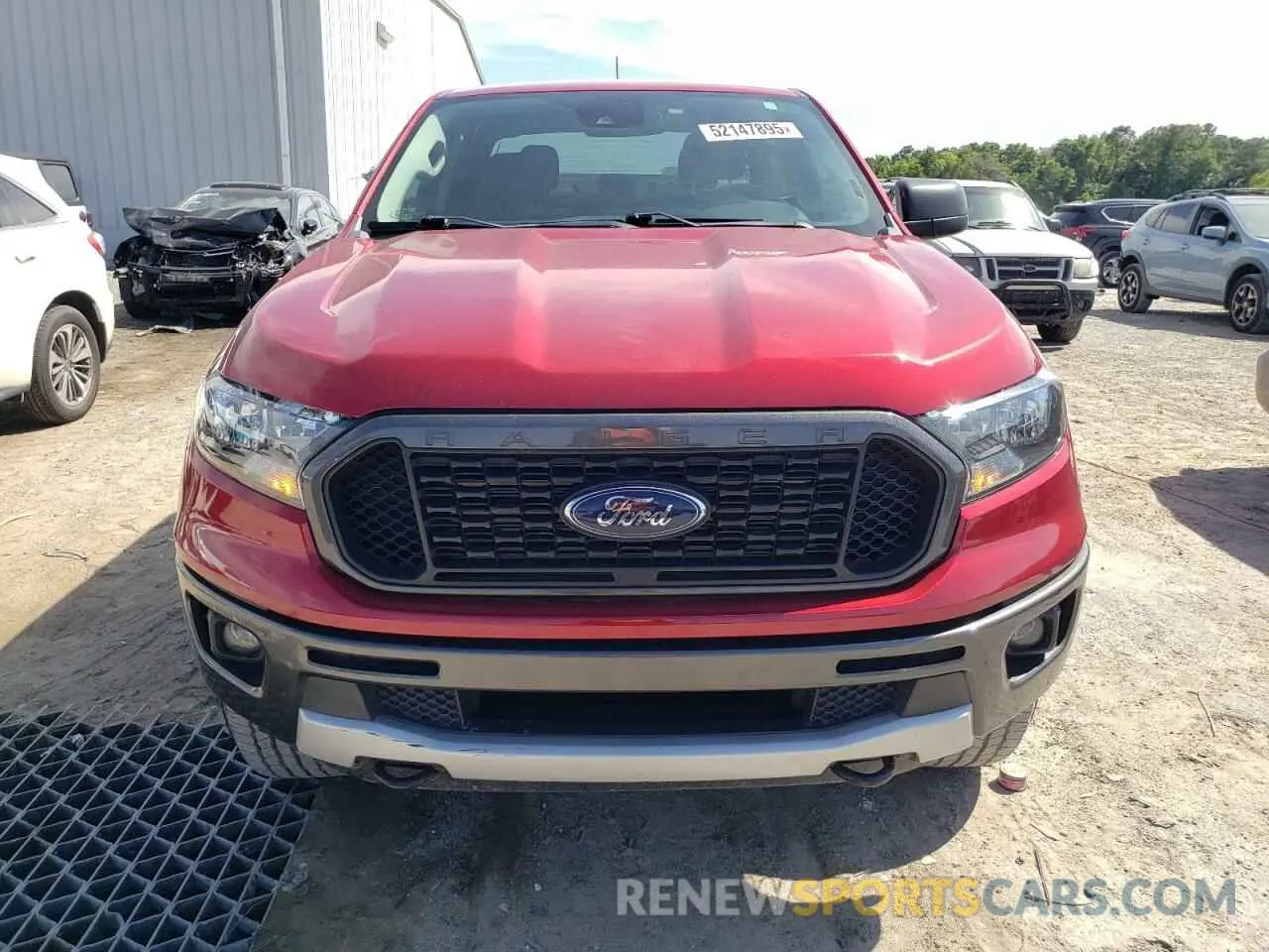 5 fotografías del automóvil dañado 1FTER4FH7MLD15155 FORD RANGER 2021
