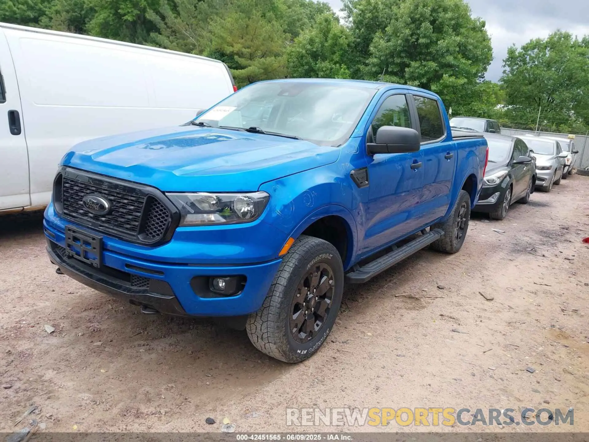 2 fotografías del automóvil dañado 1FTER4FH7MLD49547 FORD RANGER 2021
