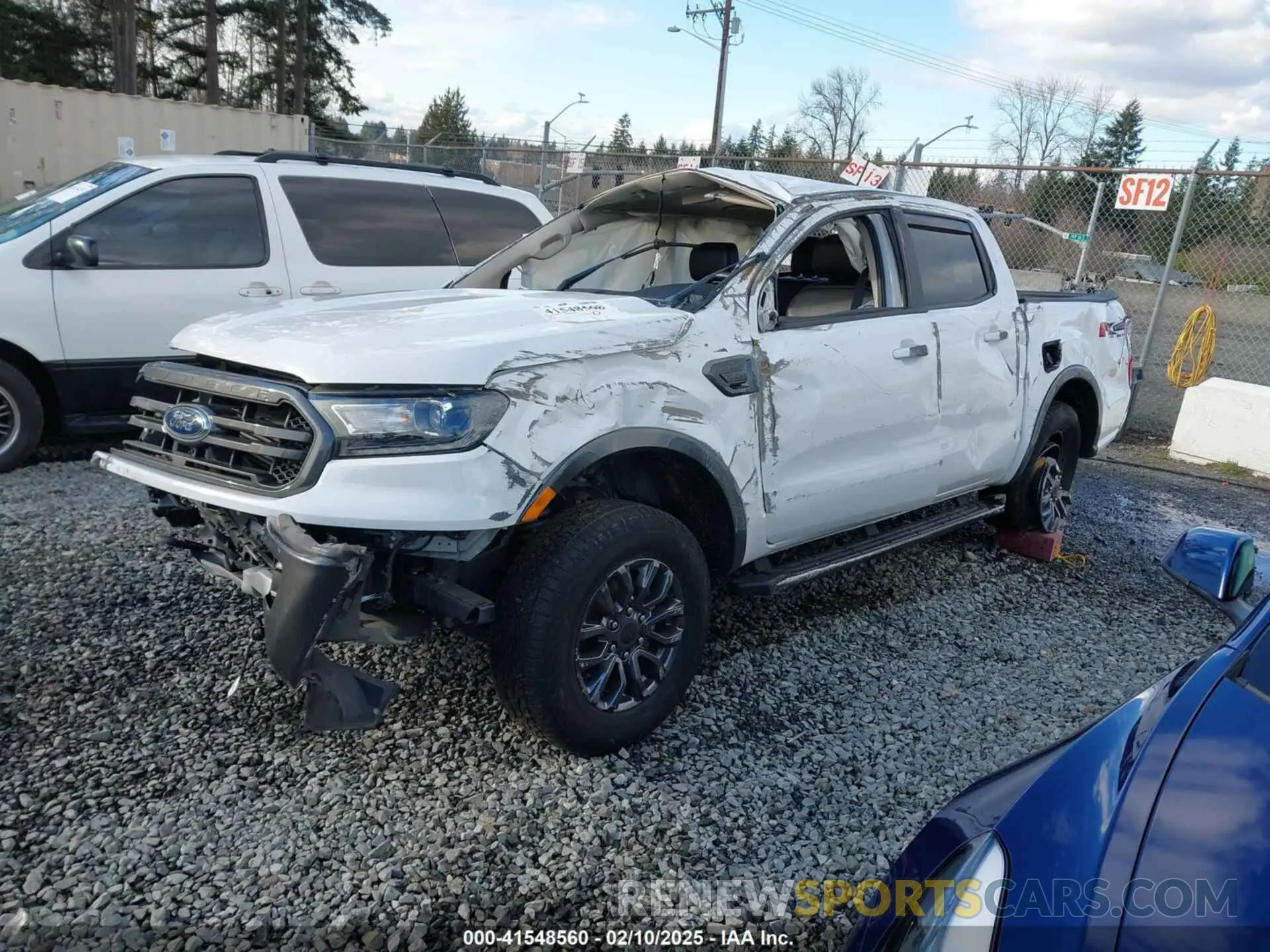2 fotografías del automóvil dañado 1FTER4FH8MLD77924 FORD RANGER 2021