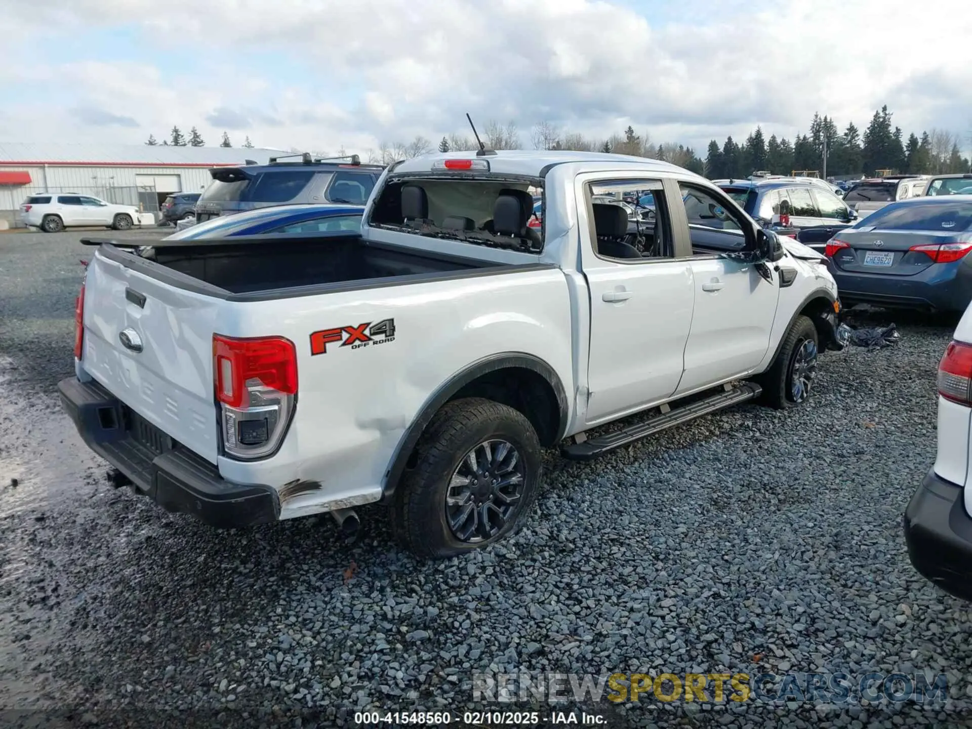 4 fotografías del automóvil dañado 1FTER4FH8MLD77924 FORD RANGER 2021