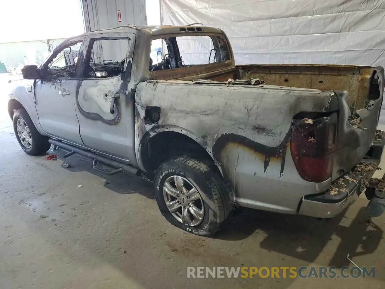 2 fotografías del automóvil dañado 1FTER4FH8MLD85229 FORD RANGER 2021