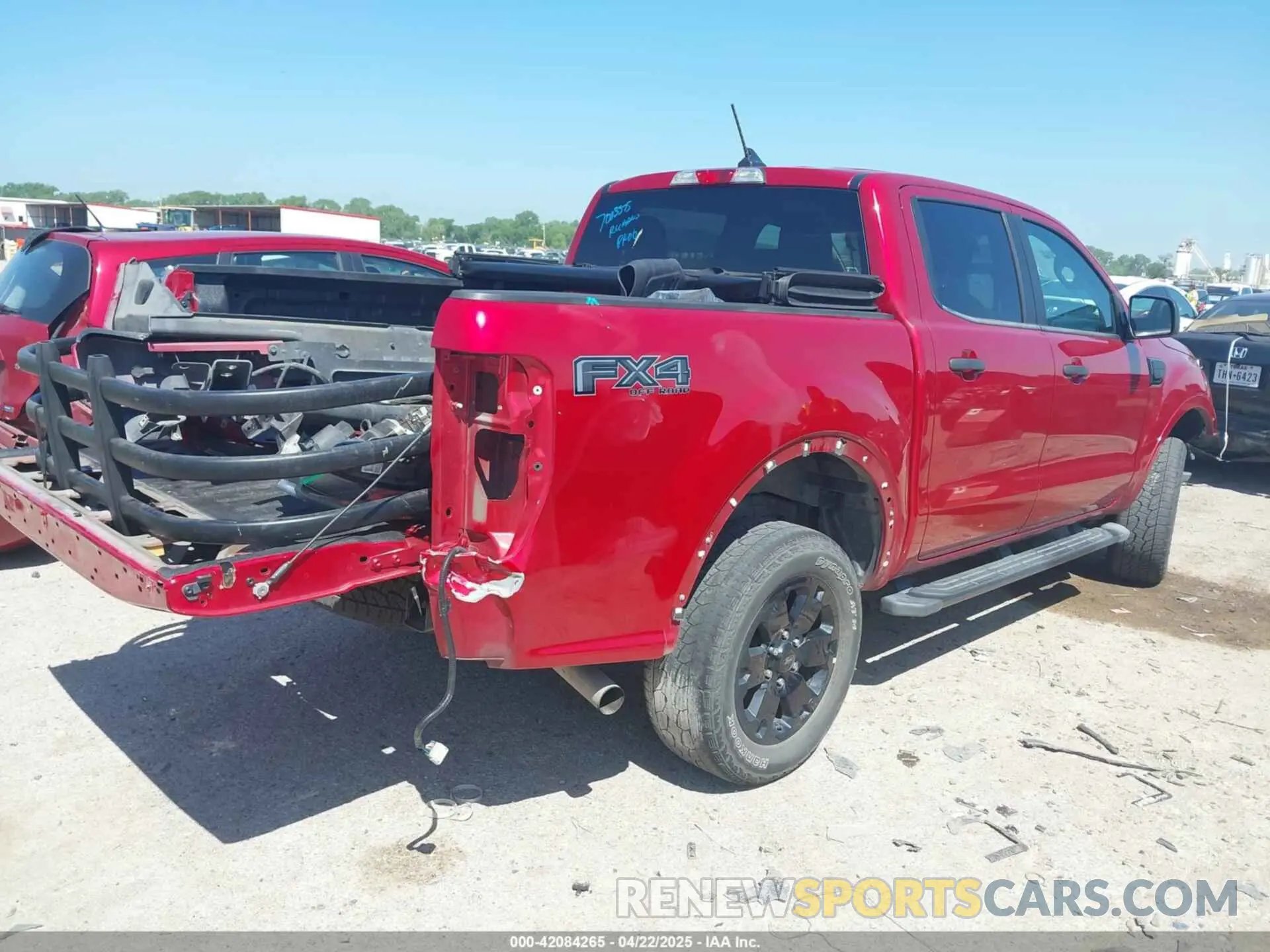4 fotografías del automóvil dañado 1FTER4FH8MLE06368 FORD RANGER 2021