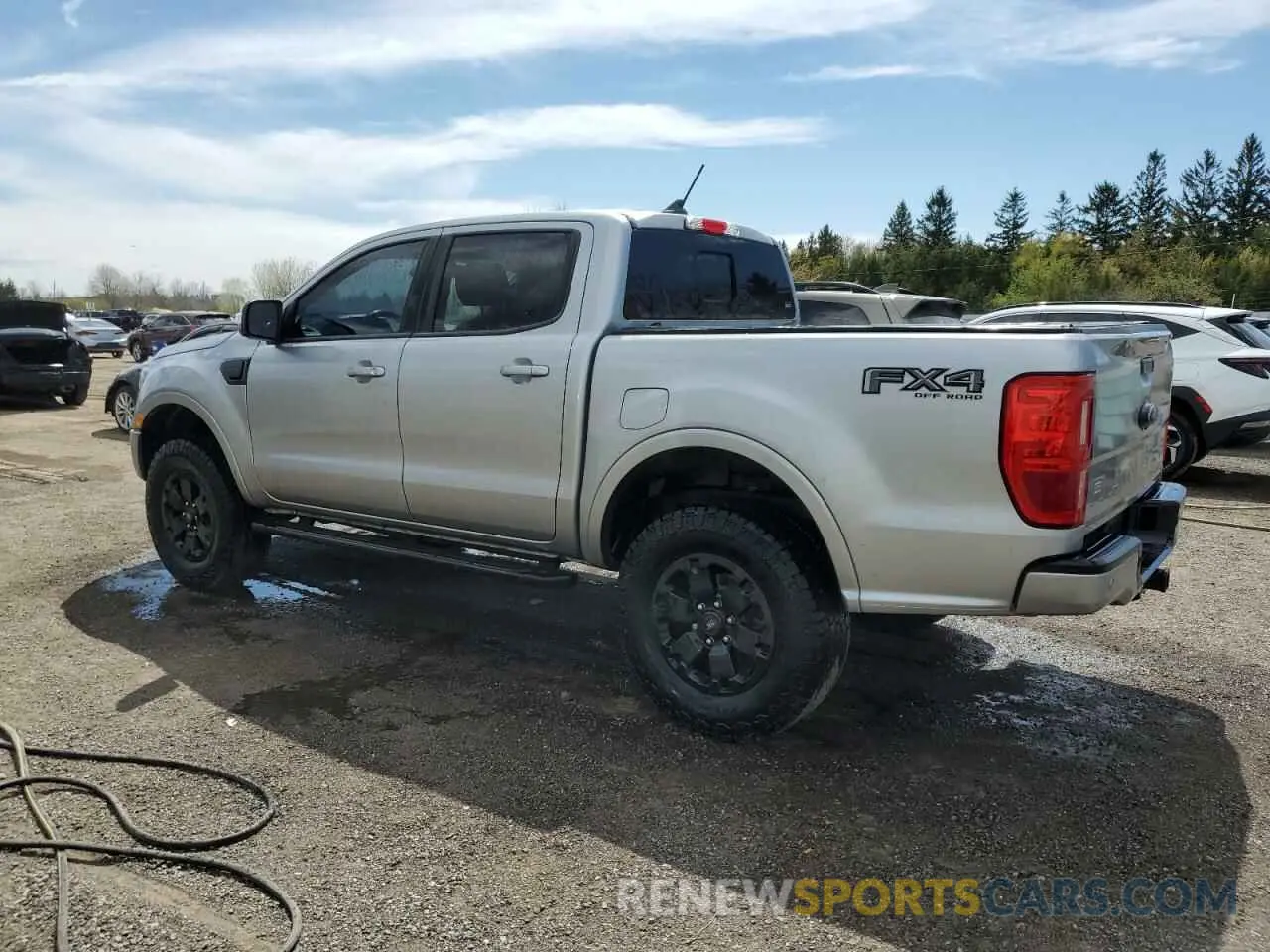 2 fotografías del automóvil dañado 1FTER4FHXMLD11729 FORD RANGER 2021