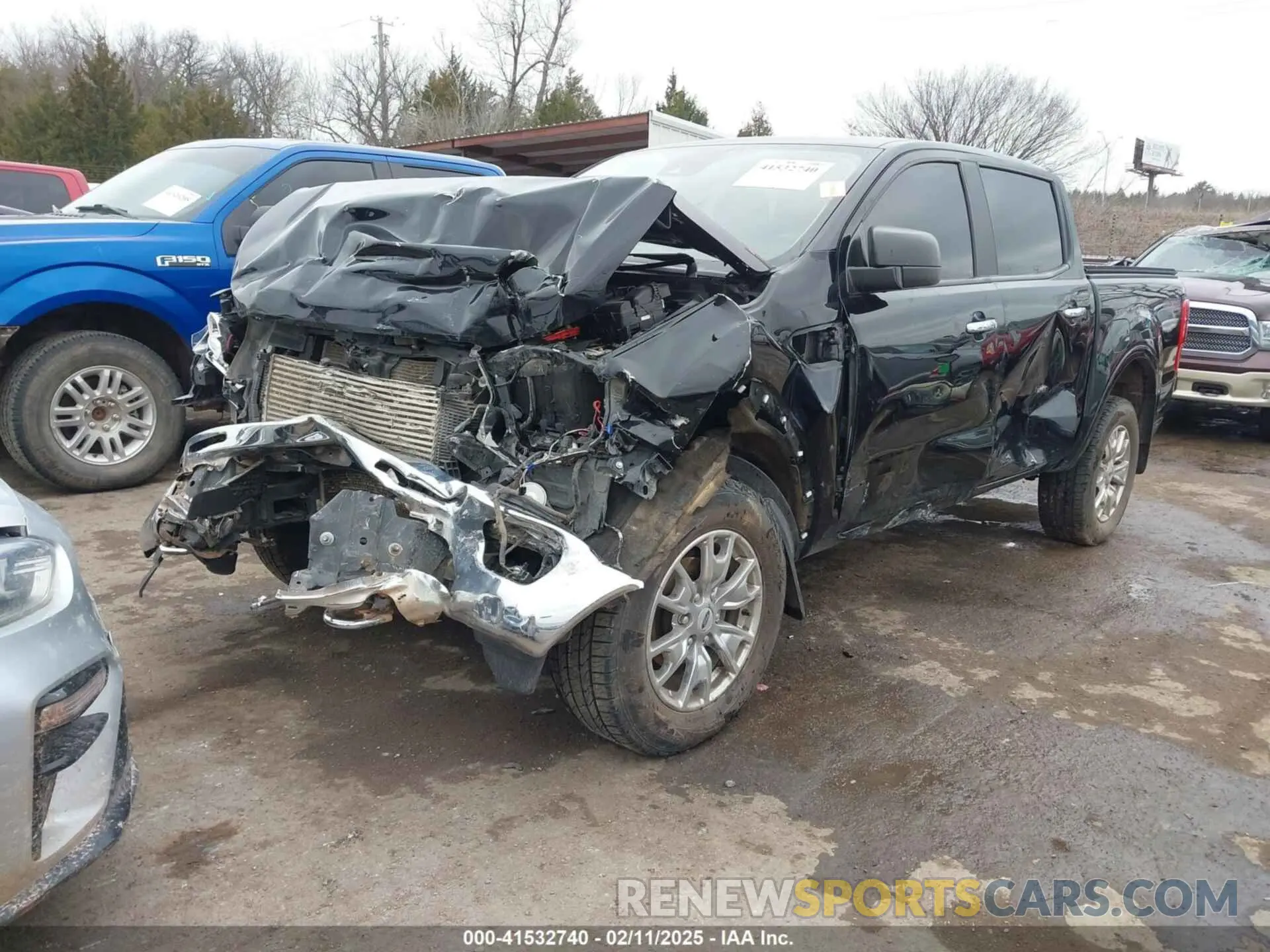 2 fotografías del automóvil dañado 1FTER4FHXMLD23153 FORD RANGER 2021