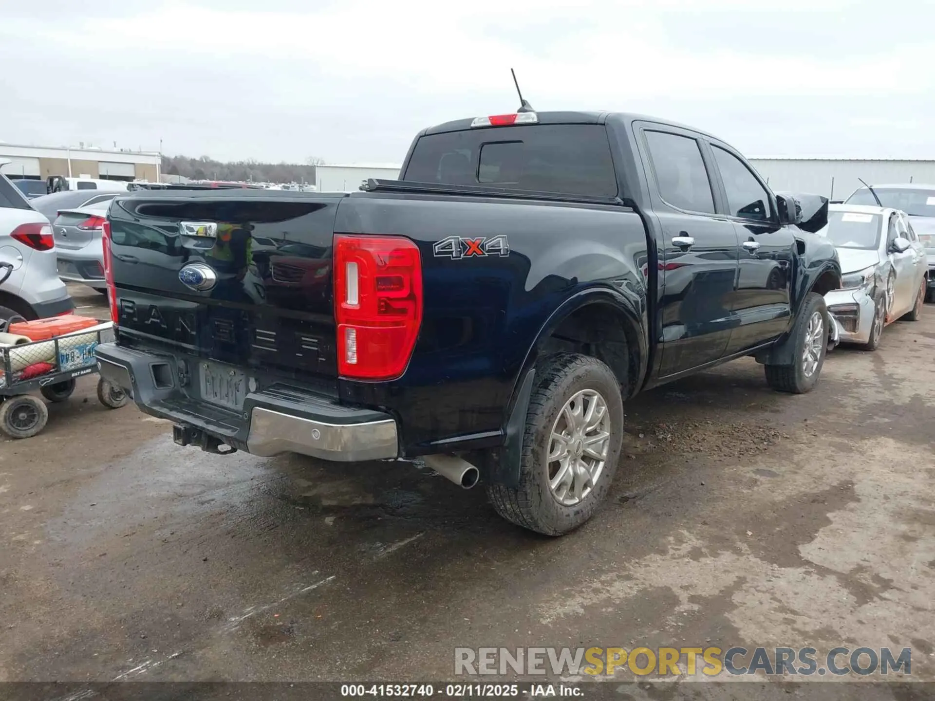 4 fotografías del automóvil dañado 1FTER4FHXMLD23153 FORD RANGER 2021