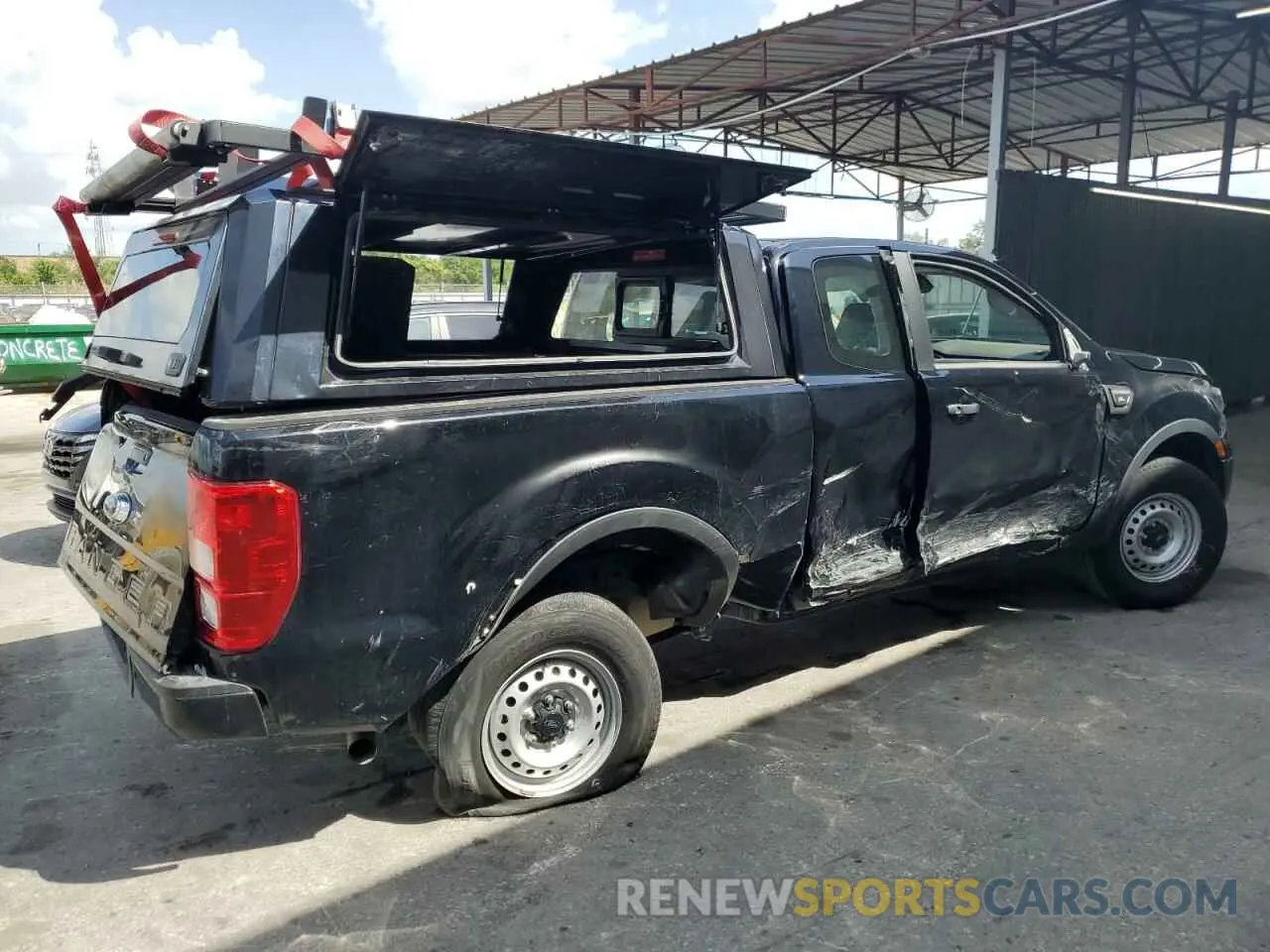 3 fotografías del automóvil dañado 1FTER1EH2NLD09992 FORD RANGER 2022