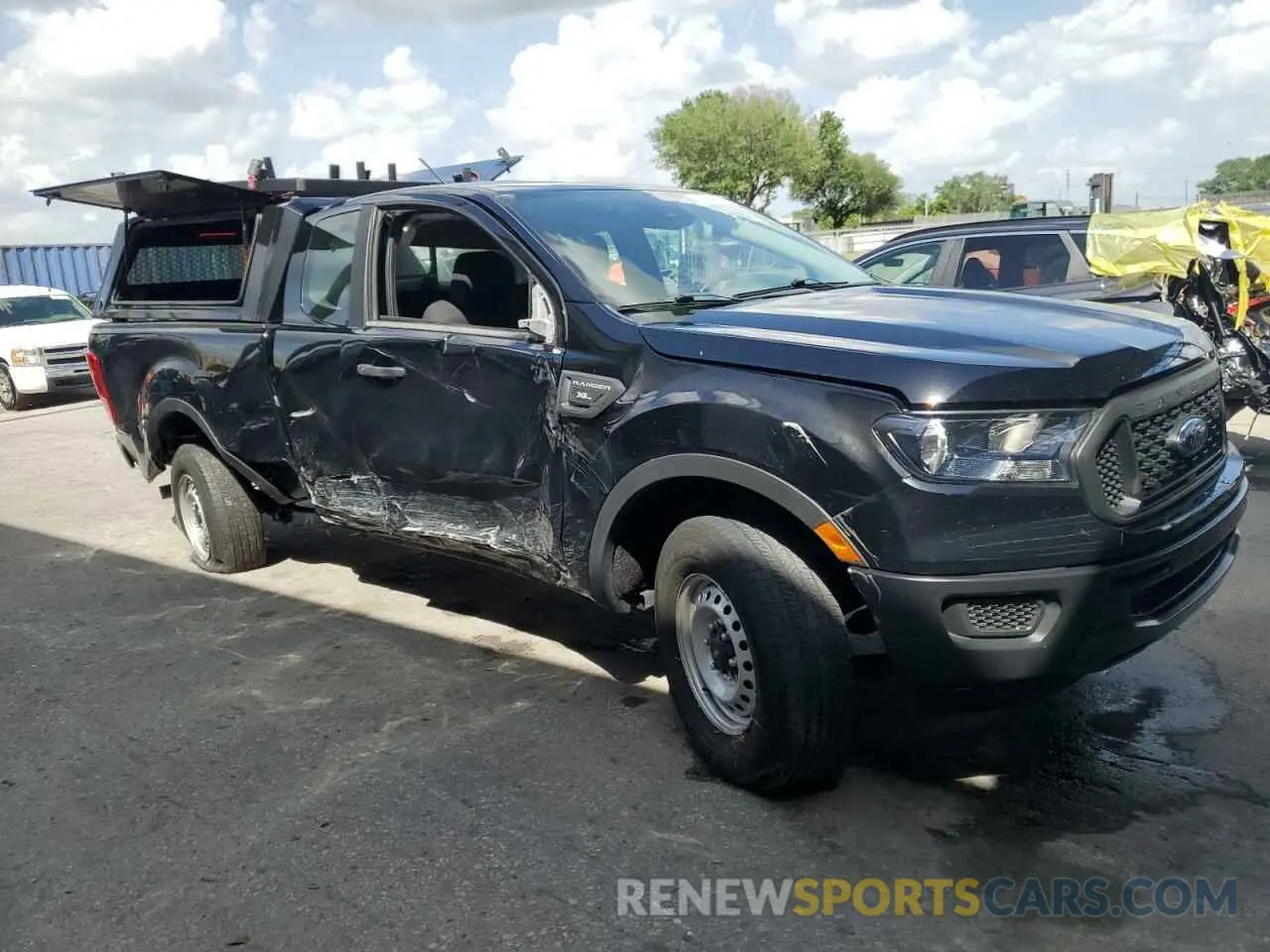 4 fotografías del automóvil dañado 1FTER1EH2NLD09992 FORD RANGER 2022