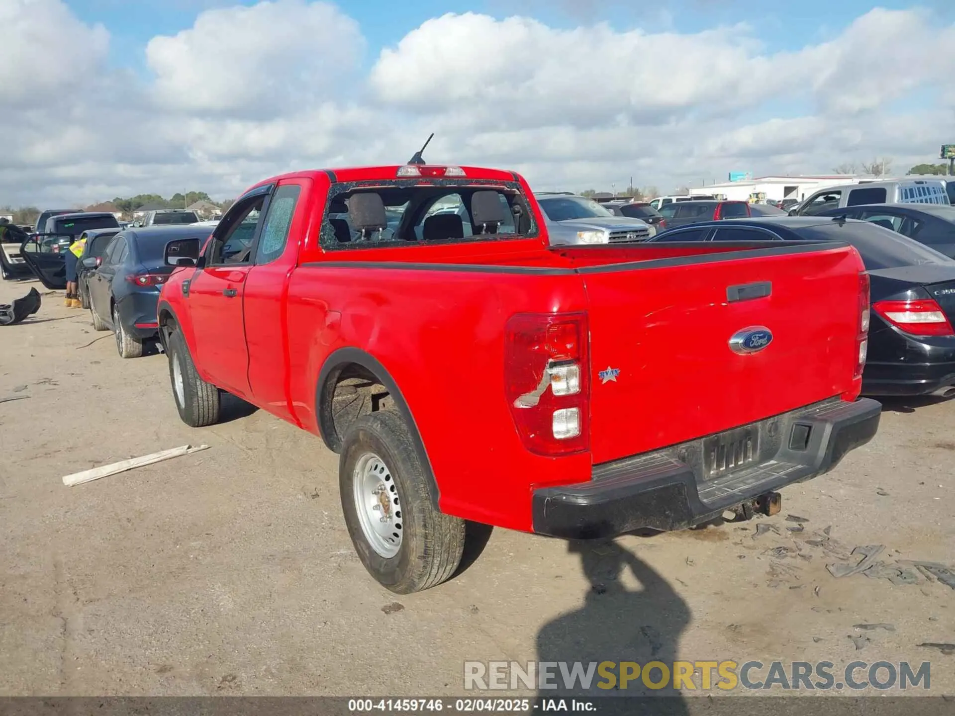 3 fotografías del automóvil dañado 1FTER1EH6NLD18744 FORD RANGER 2022