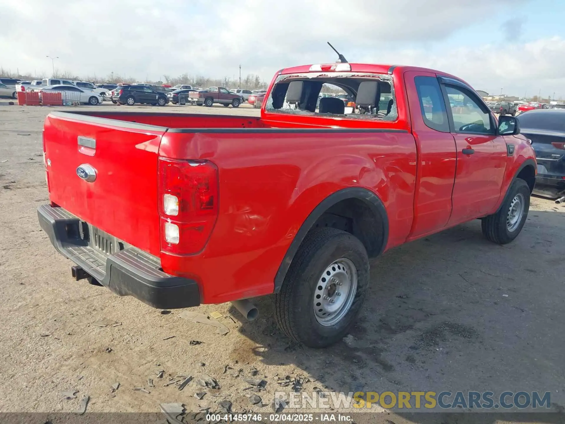 4 fotografías del automóvil dañado 1FTER1EH6NLD18744 FORD RANGER 2022