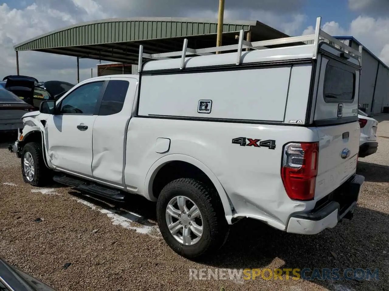 2 fotografías del automóvil dañado 1FTER1FH0NLD20763 FORD RANGER 2022