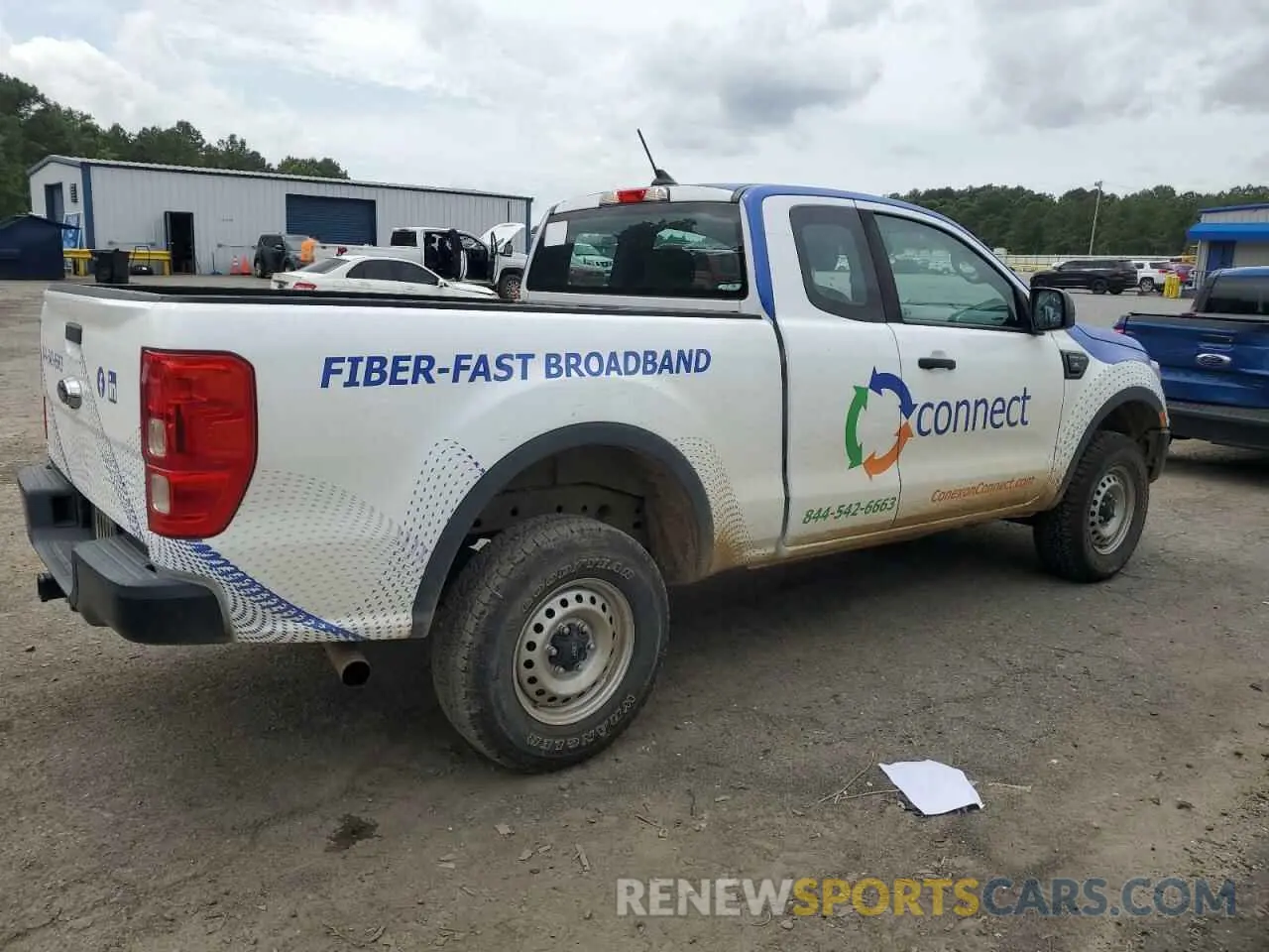 3 fotografías del automóvil dañado 1FTER1FH4NLD45410 FORD RANGER 2022