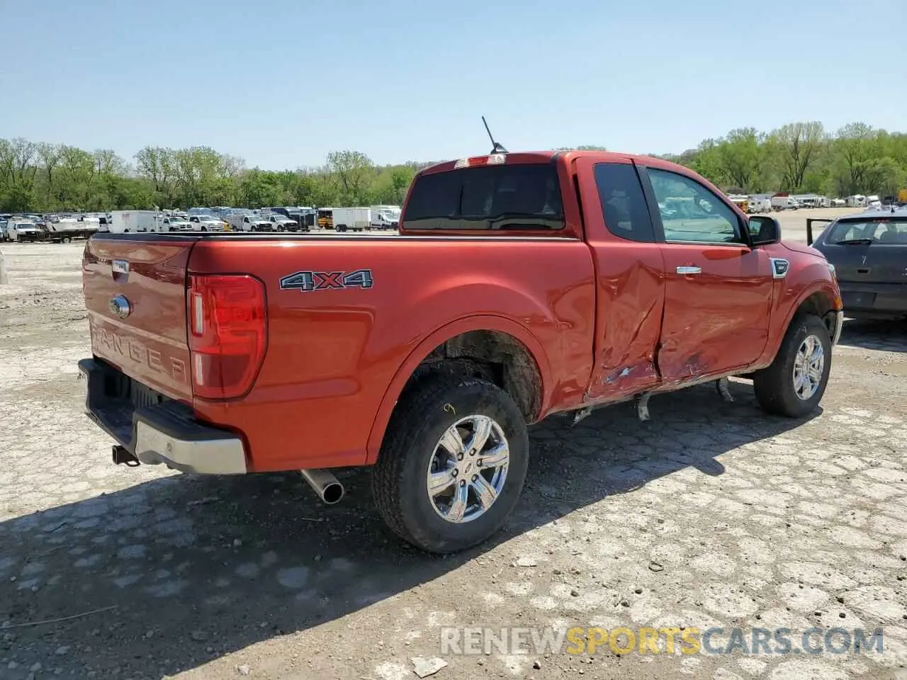 3 fotografías del automóvil dañado 1FTER1FH8NLD47130 FORD RANGER 2022