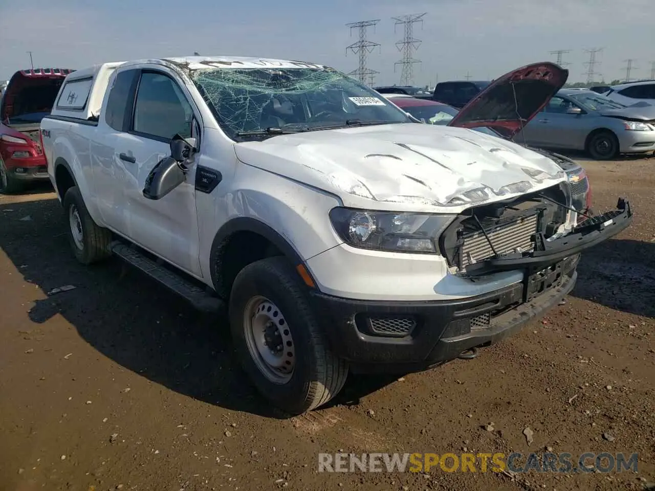 4 fotografías del automóvil dañado 1FTER1FH8NLD50996 FORD RANGER 2022