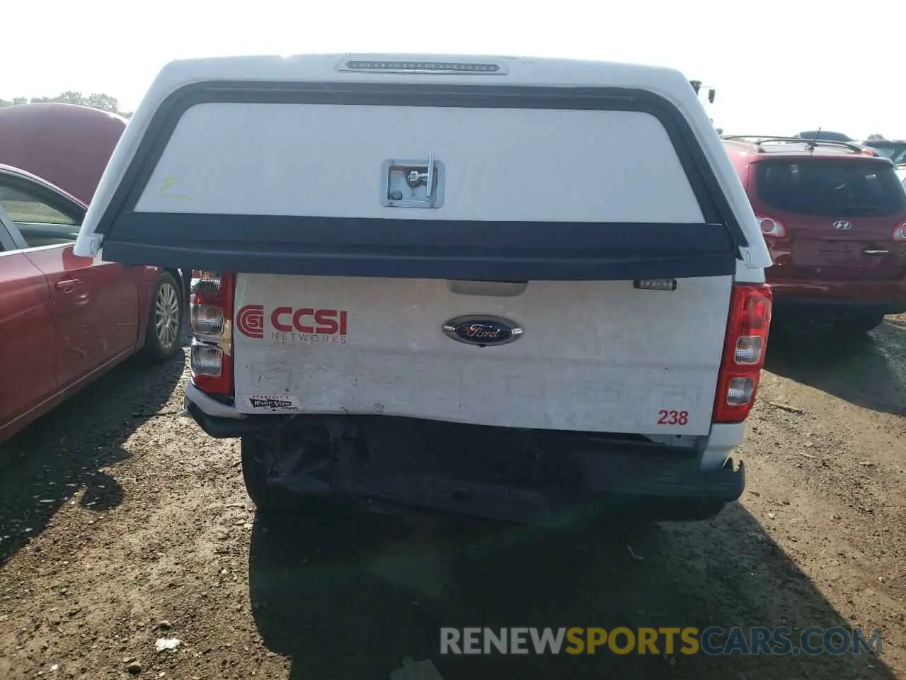 6 fotografías del automóvil dañado 1FTER1FH8NLD50996 FORD RANGER 2022