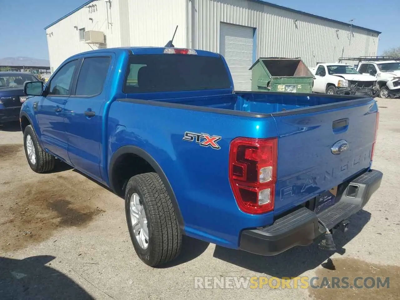 2 fotografías del automóvil dañado 1FTER4EH1NLD03330 FORD RANGER 2022