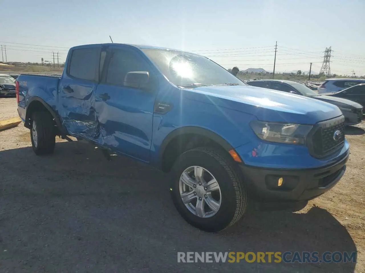 4 fotografías del automóvil dañado 1FTER4EH1NLD03330 FORD RANGER 2022