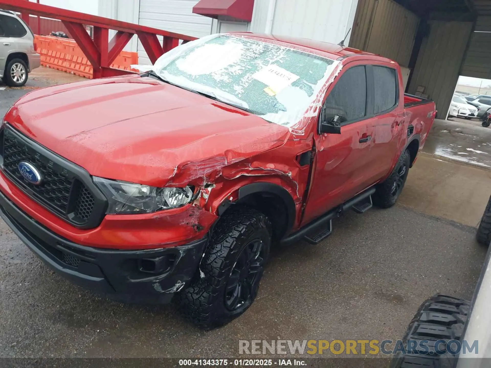 2 fotografías del automóvil dañado 1FTER4EH8NLD03308 FORD RANGER 2022