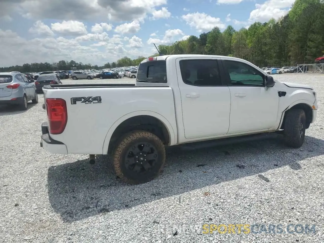 3 fotografías del automóvil dañado 1FTER4FH1NLD34947 FORD RANGER 2022