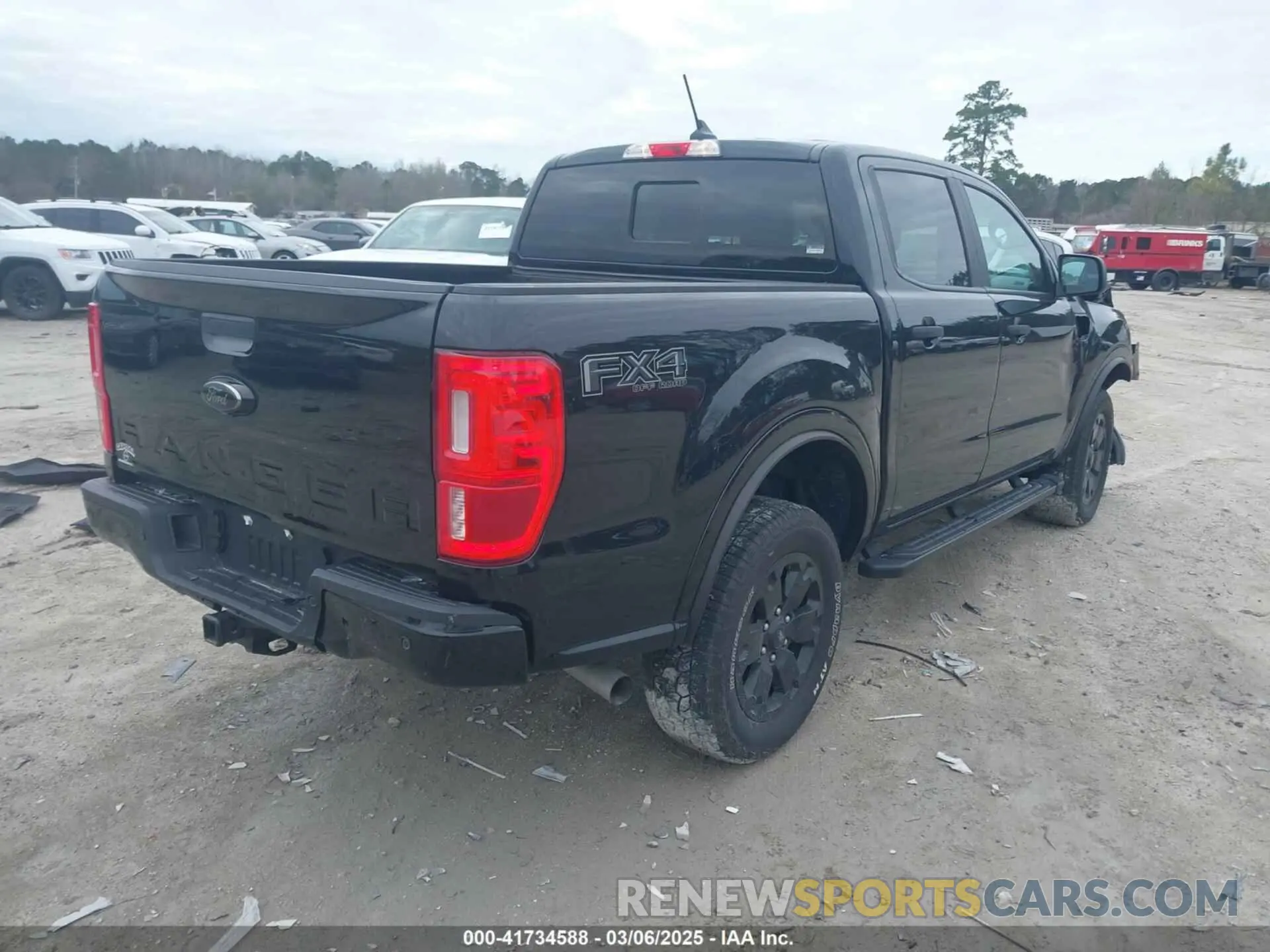 4 fotografías del automóvil dañado 1FTER4FH1NLD54860 FORD RANGER 2022