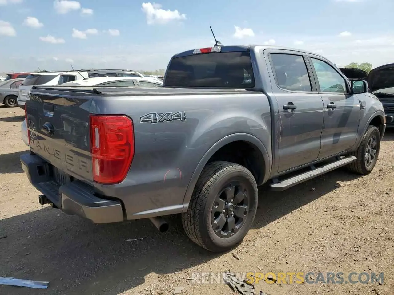 3 fotografías del automóvil dañado 1FTER4FH2NLD13816 FORD RANGER 2022