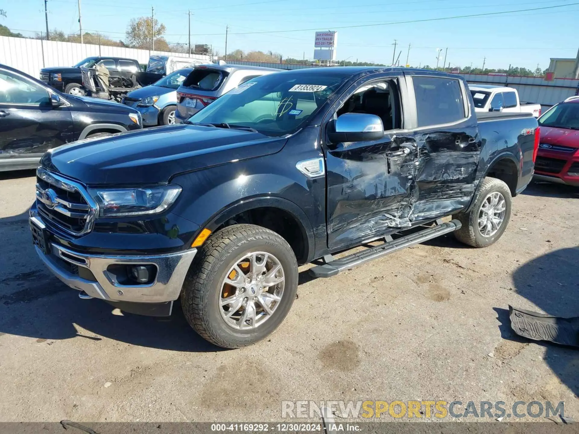 2 fotografías del automóvil dañado 1FTER4FH2NLD15937 FORD RANGER 2022