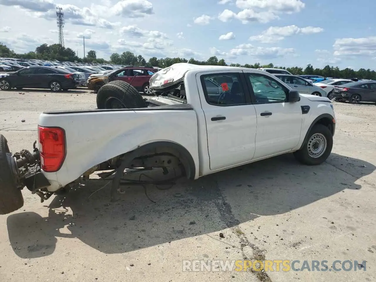 3 fotografías del automóvil dañado 1FTER4FH2NLD22886 FORD RANGER 2022