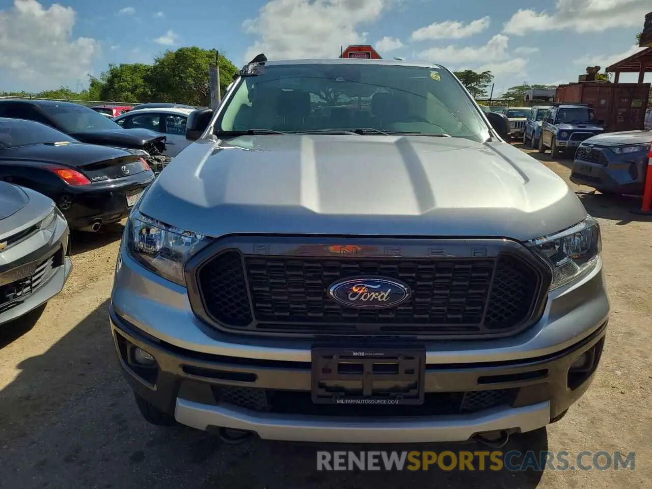 5 fotografías del automóvil dañado 1FTER4FH3NLD47036 FORD RANGER 2022