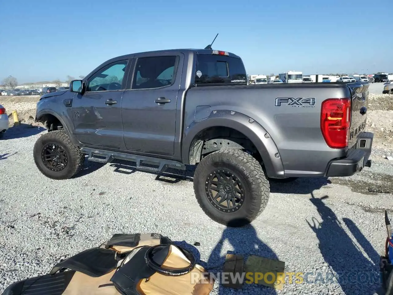 2 fotografías del automóvil dañado 1FTER4FH4NLD13378 FORD RANGER 2022