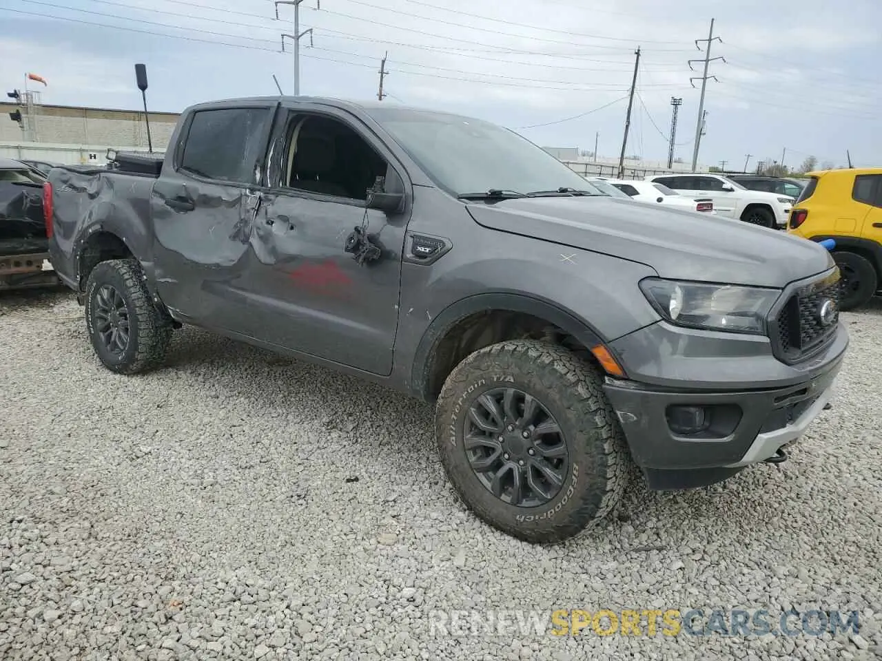 4 fotografías del automóvil dañado 1FTER4FH6NLD15388 FORD RANGER 2022