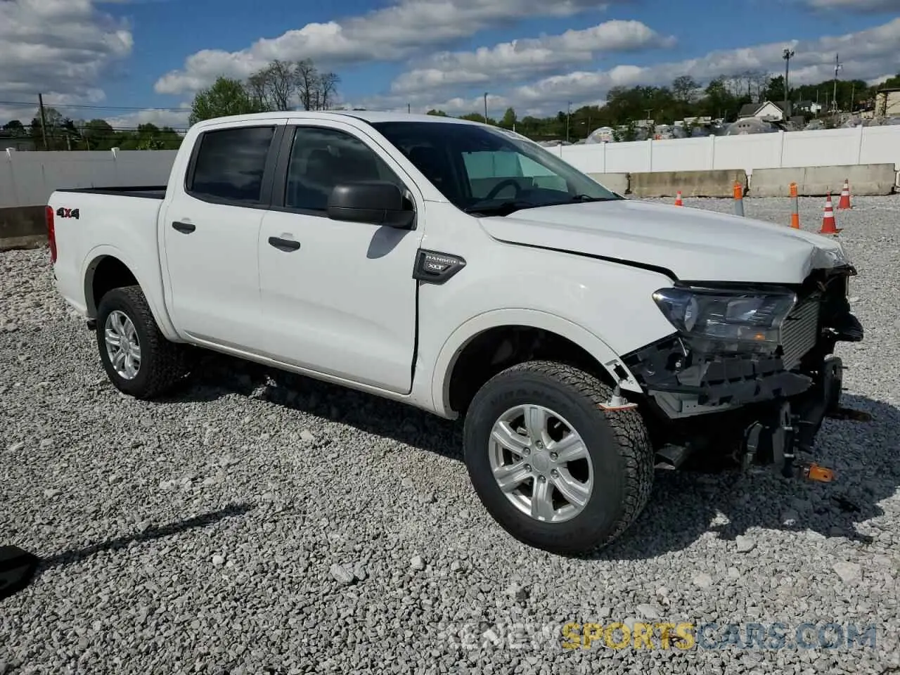 4 fotografías del automóvil dañado 1FTER4FH8NLD44472 FORD RANGER 2022