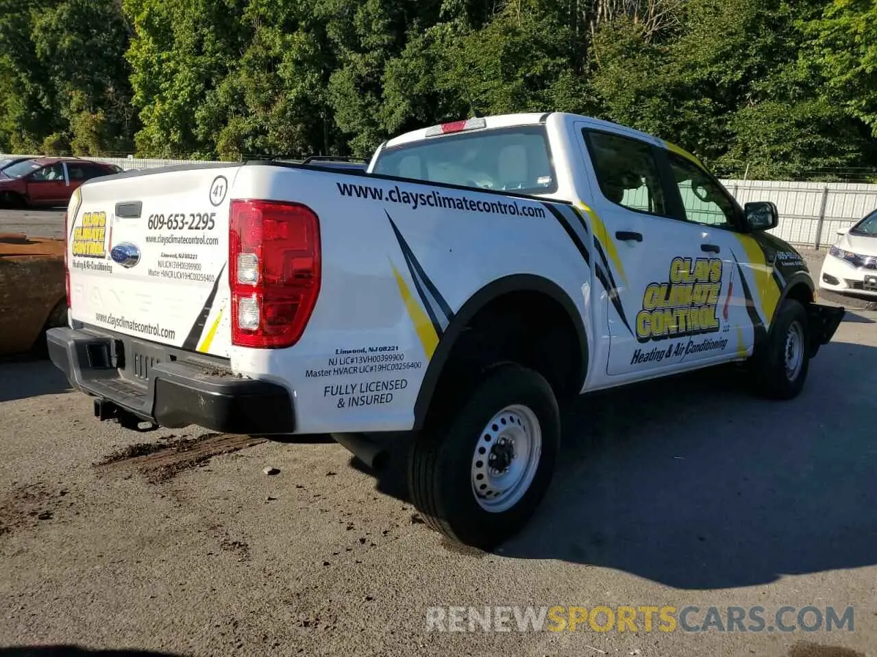 3 fotografías del automóvil dañado 1FTER4FHXNLD08573 FORD RANGER 2022