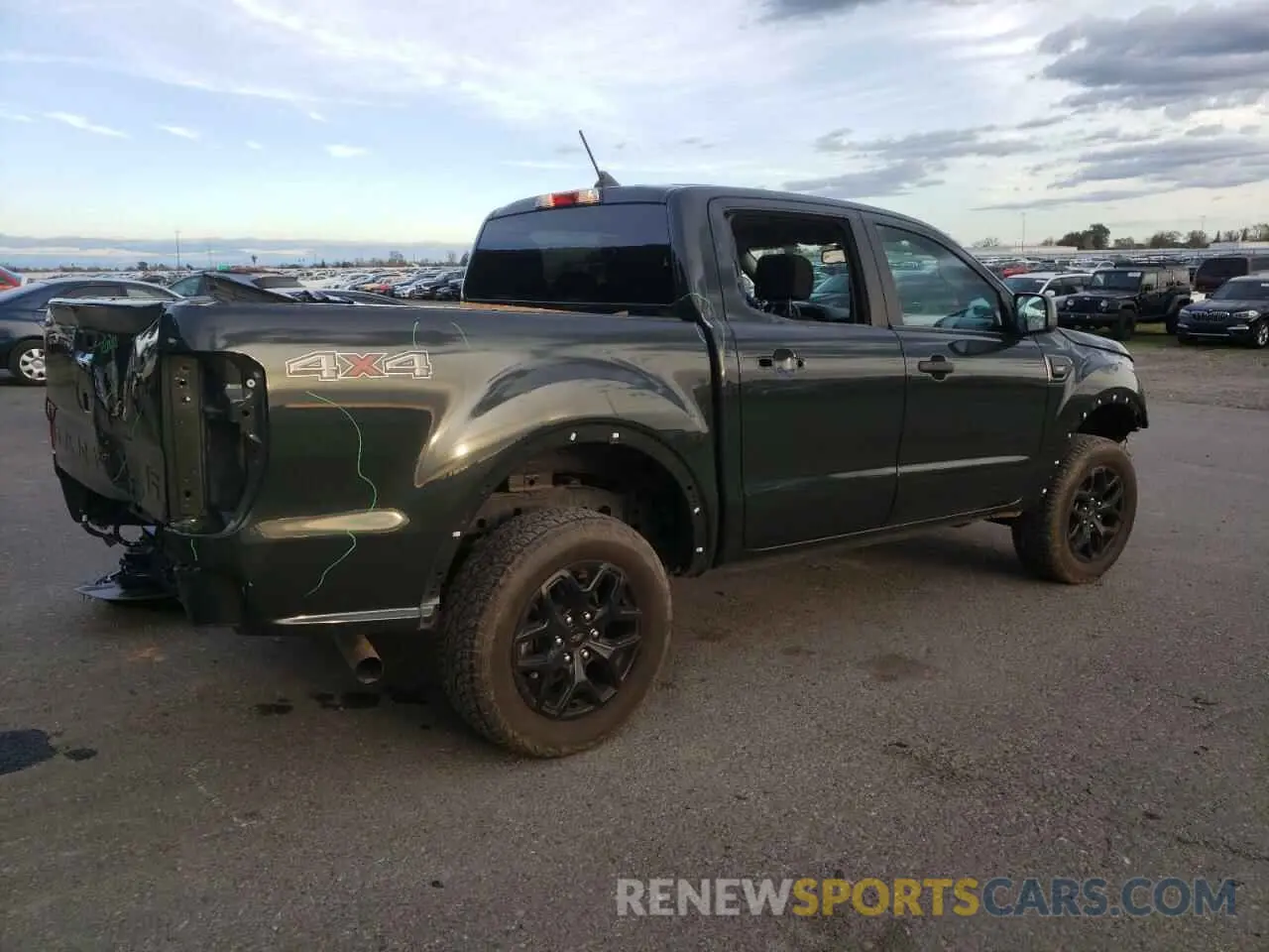 3 fotografías del automóvil dañado 1FTER4FHXNLD36812 FORD RANGER 2022