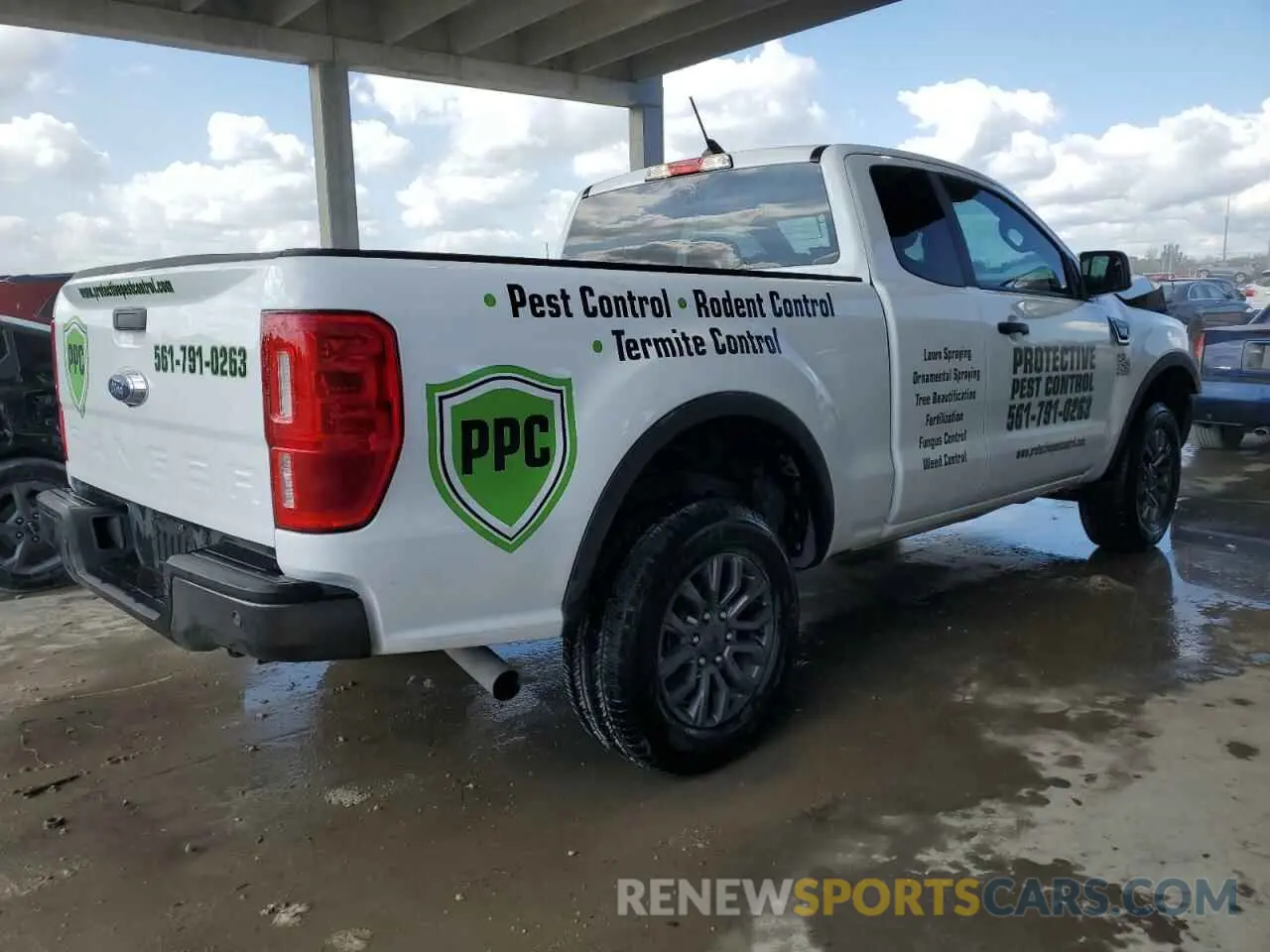 3 fotografías del automóvil dañado 1FTER1EH3PLE04080 FORD RANGER 2023