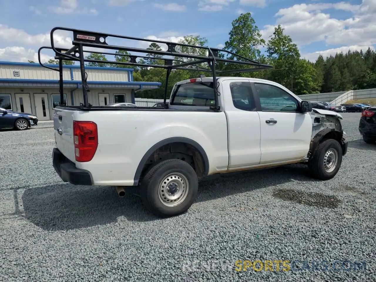 3 fotografías del automóvil dañado 1FTER1EH8PLE05760 FORD RANGER 2023
