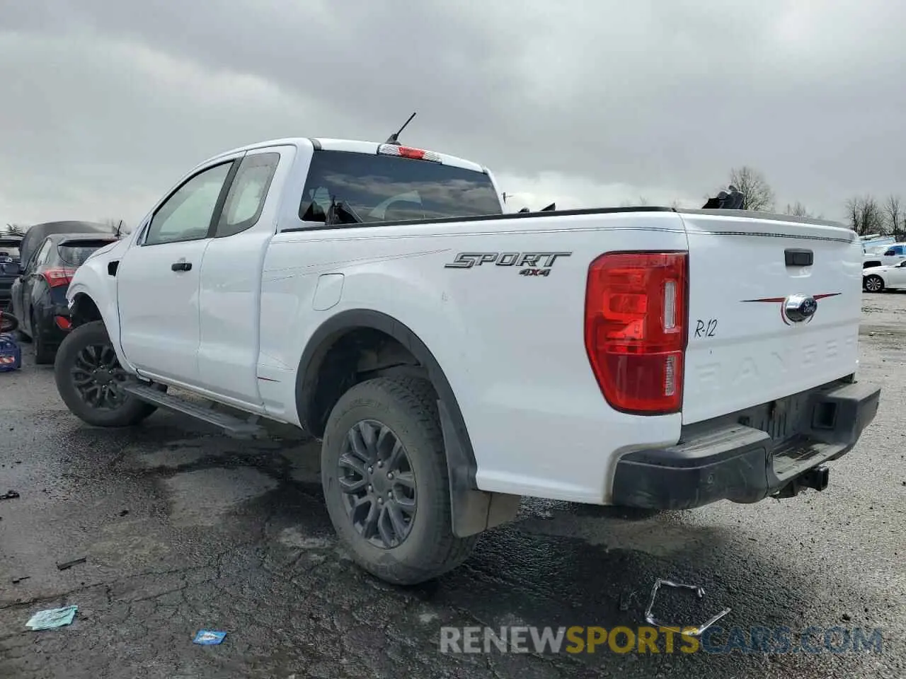 2 fotografías del automóvil dañado 1FTER1FH3PLE27485 FORD RANGER 2023