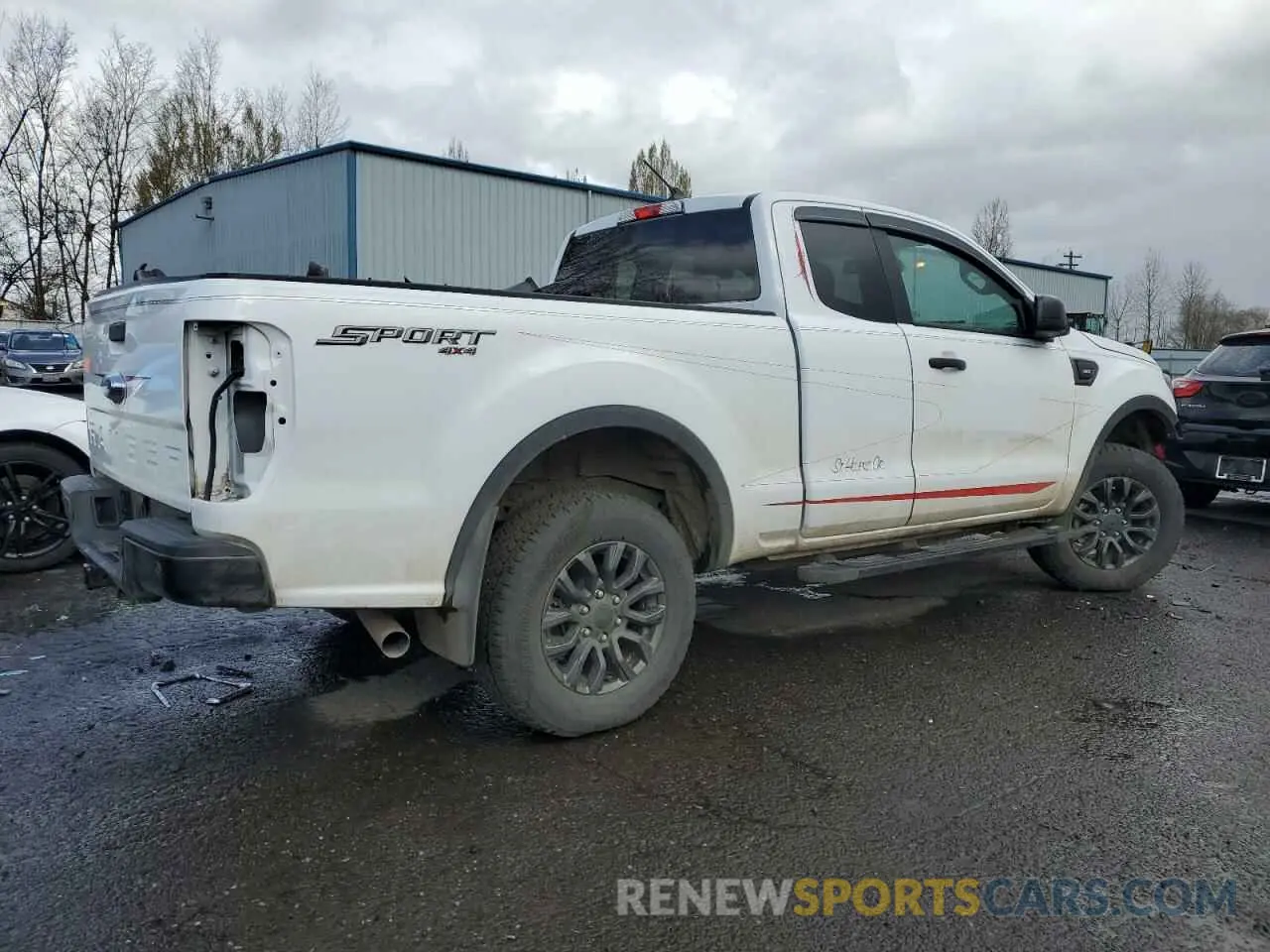 3 fotografías del automóvil dañado 1FTER1FH3PLE27485 FORD RANGER 2023