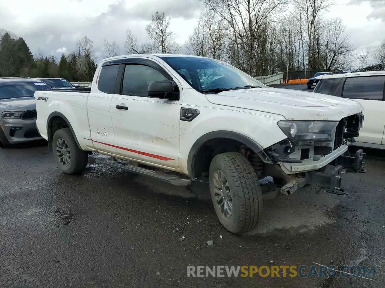 4 fotografías del automóvil dañado 1FTER1FH3PLE27485 FORD RANGER 2023