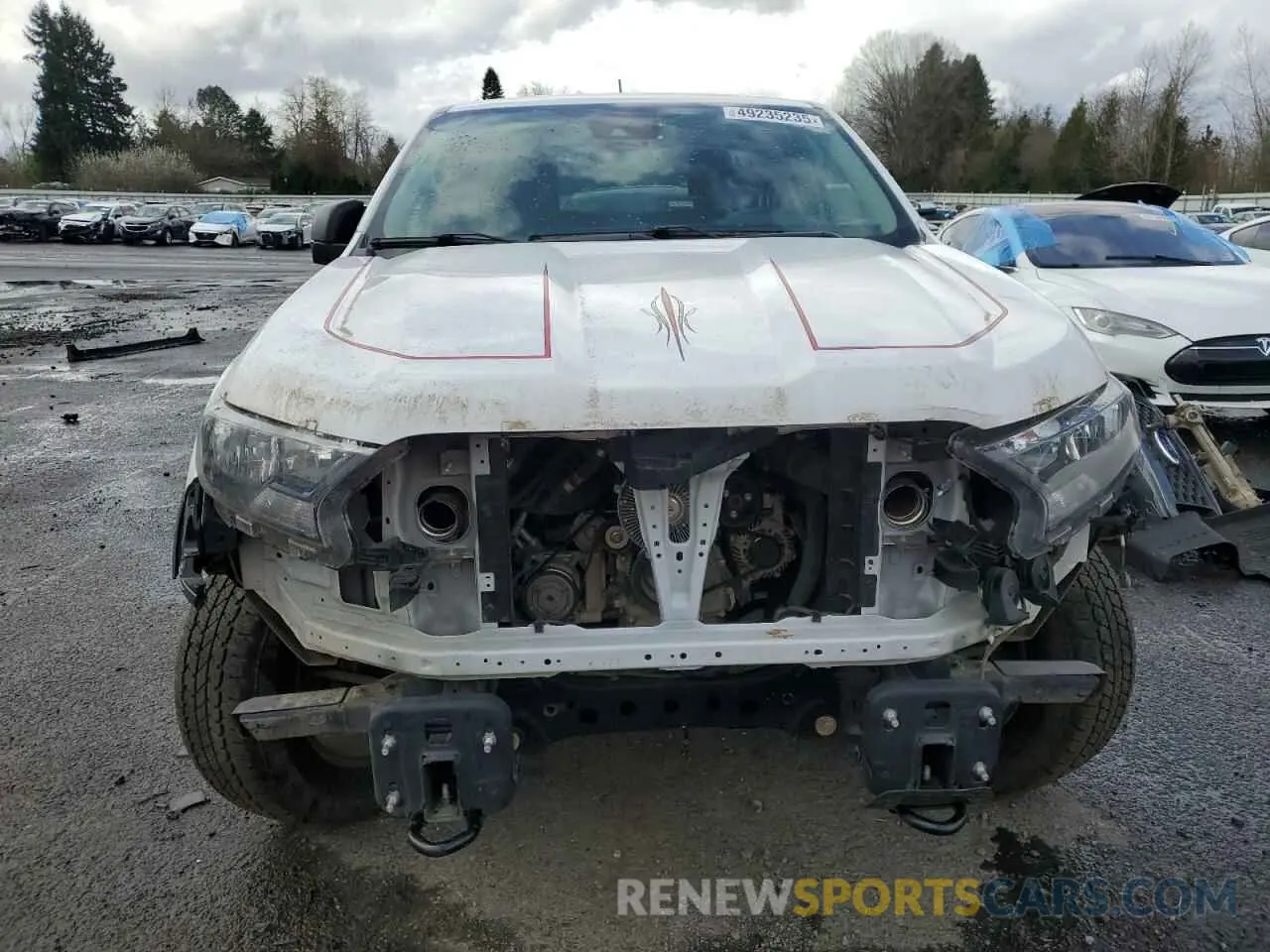 5 fotografías del automóvil dañado 1FTER1FH3PLE27485 FORD RANGER 2023