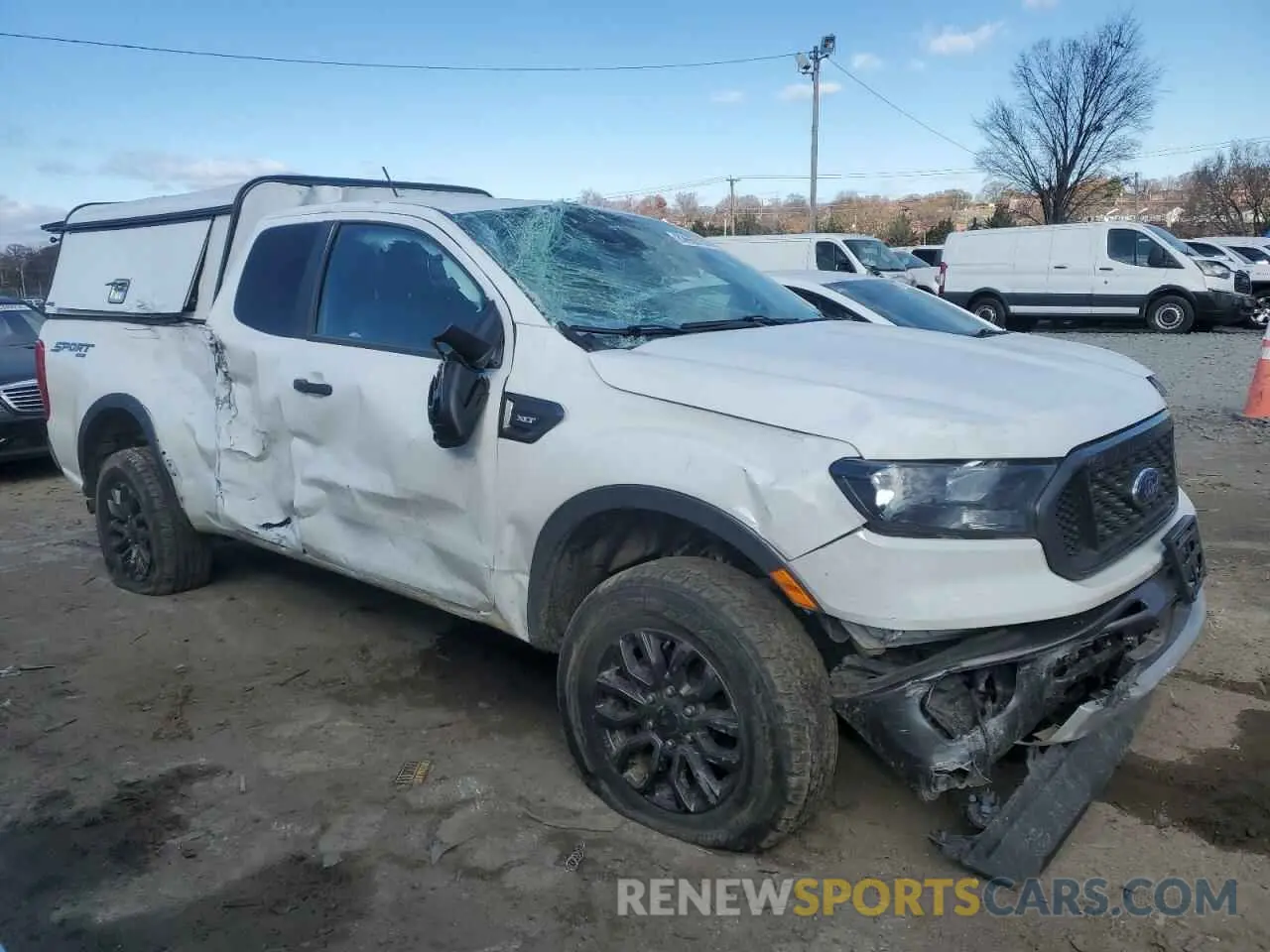 4 fotografías del automóvil dañado 1FTER1FH7PLE16876 FORD RANGER 2023