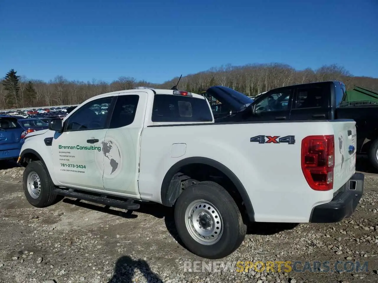 2 fotografías del automóvil dañado 1FTER1FH9PLE34361 FORD RANGER 2023